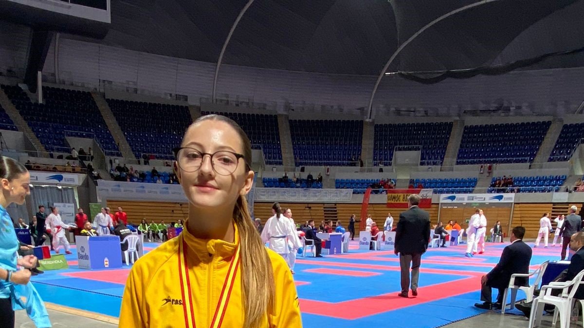 Aina Padilla es va penjar la medalla de plata