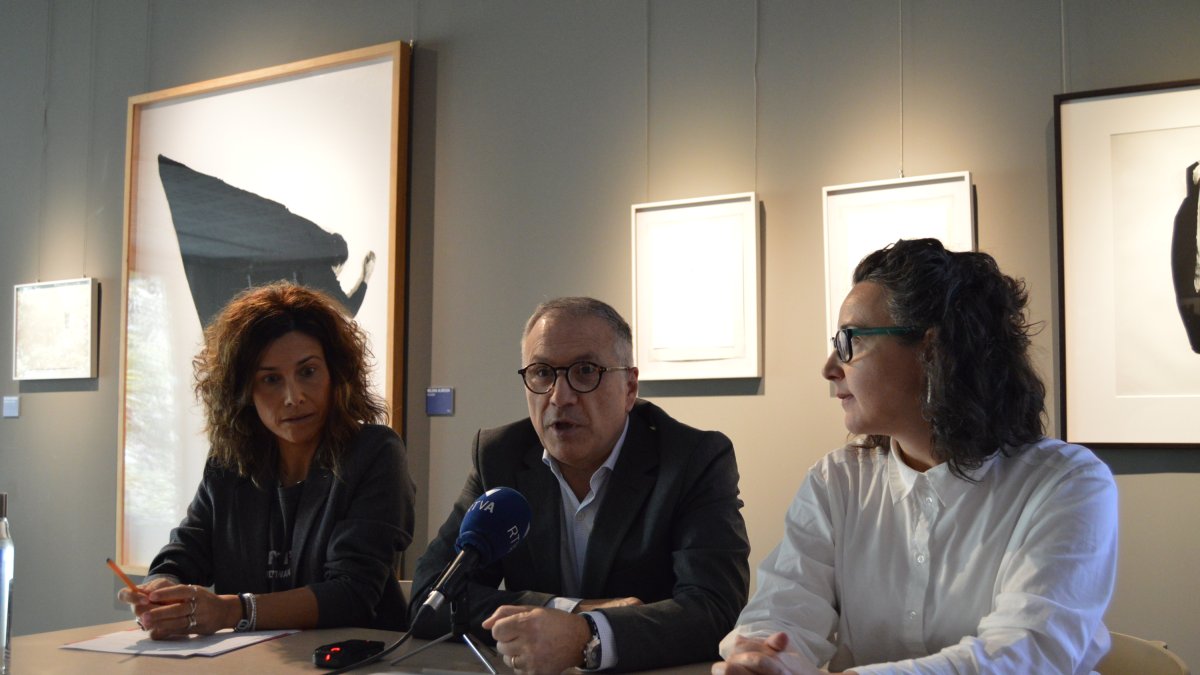 Presentació del programa, ahir.