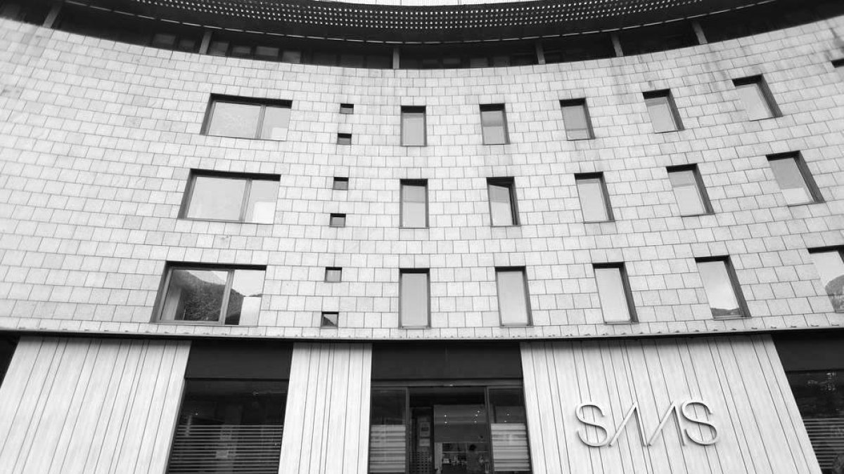 L’entrada de l’Hospital Nostra Senyora de Meritxell