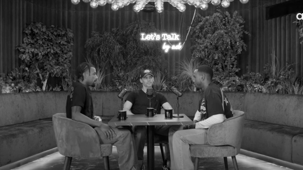 Els tres jugadors del MoraBanc en el programa 'Let's Talk' de l'ACB