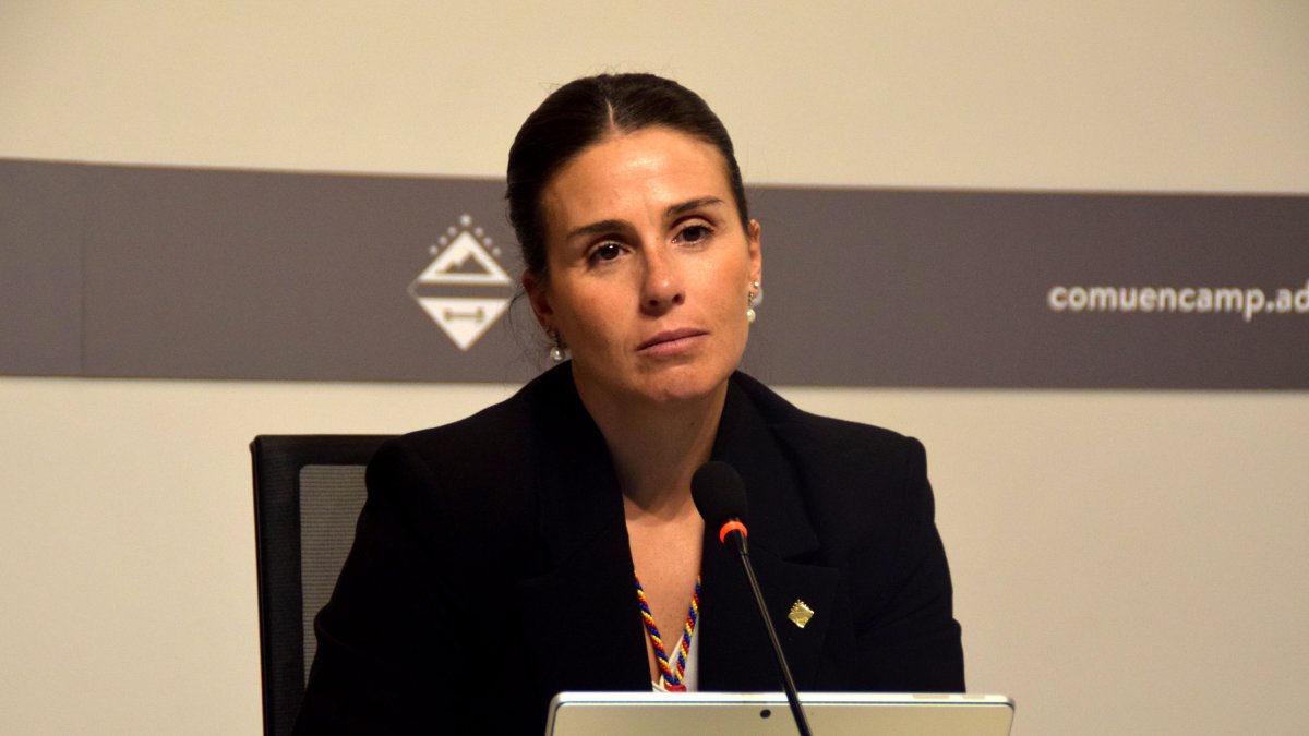 La cònsol major d'Encamp, Laura Mas