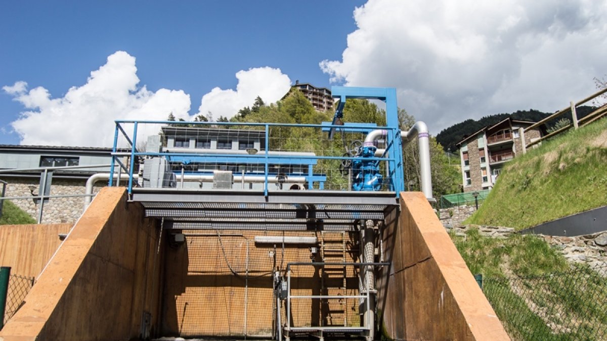 L’EDAR Nord Occidental, a la Massana.