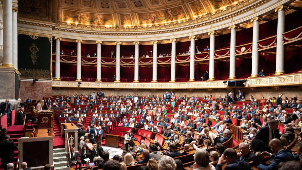 L’Assemblea Nacional francesa.