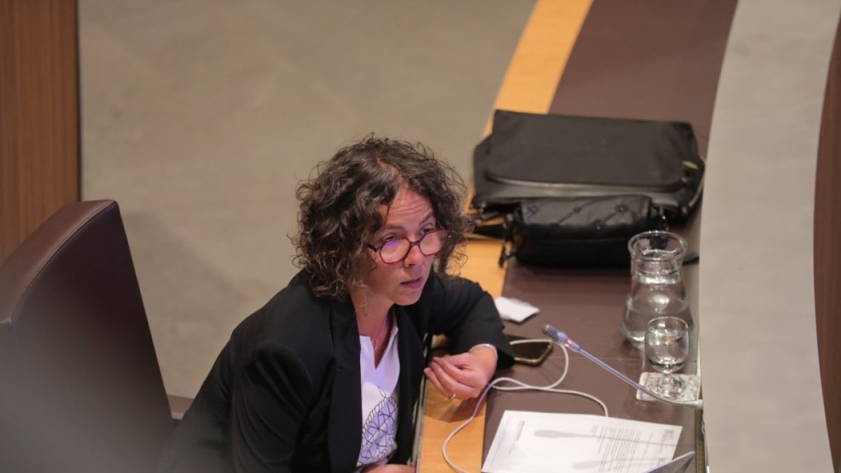 La presidenta del grup socialdemòcrata.