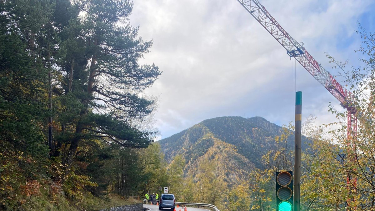 Treballs a la carretera de Beixalís