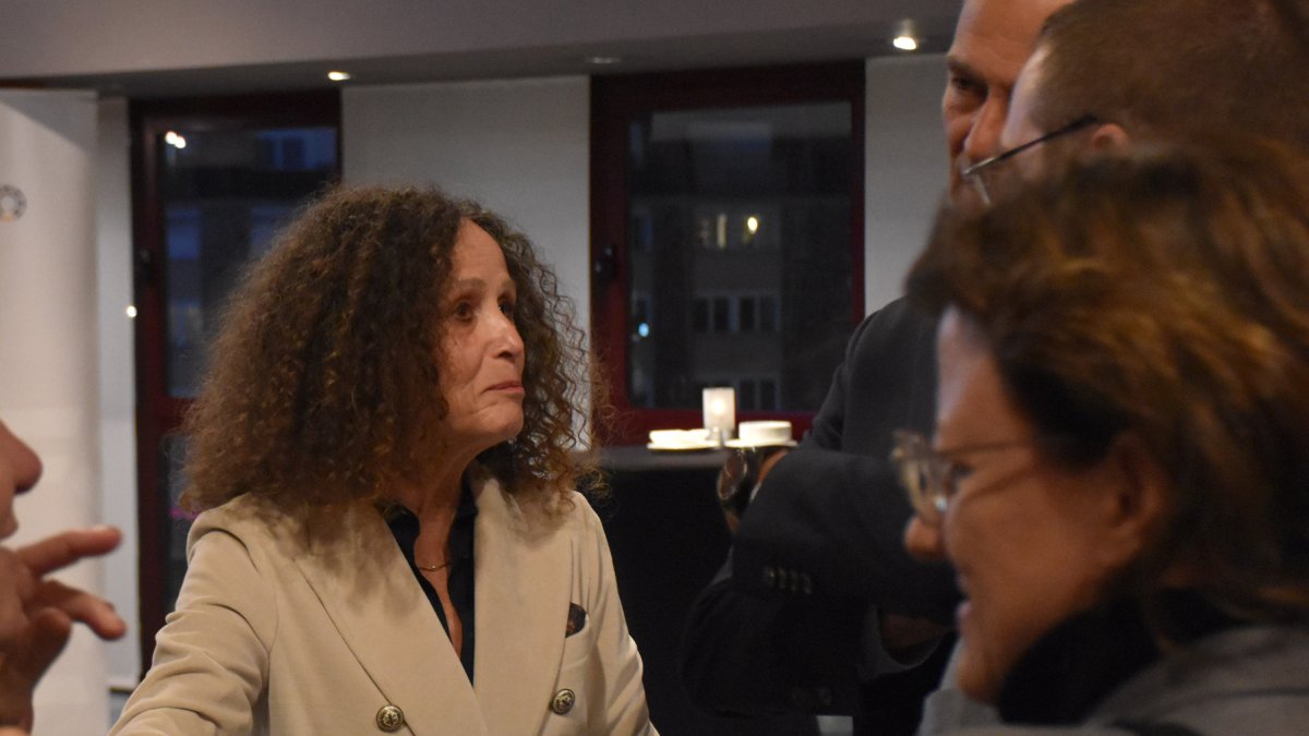 La nova secretària del TAPA, Pilar Escalé, pronunciat el seu discurs.