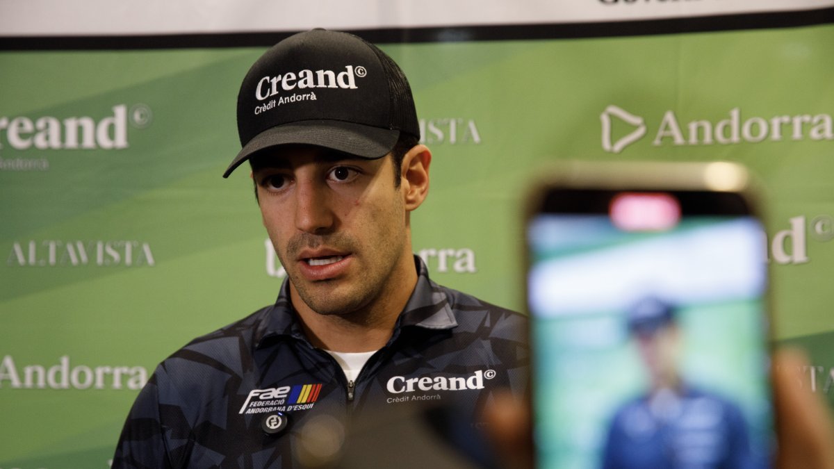 Joan Verdú, durant la presentació de la temporada de la FAE.