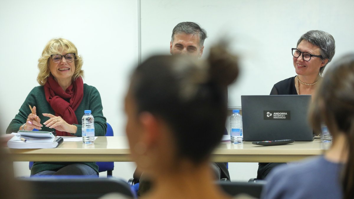 Sanvicén i Trifu a la presentació de l’estudi.