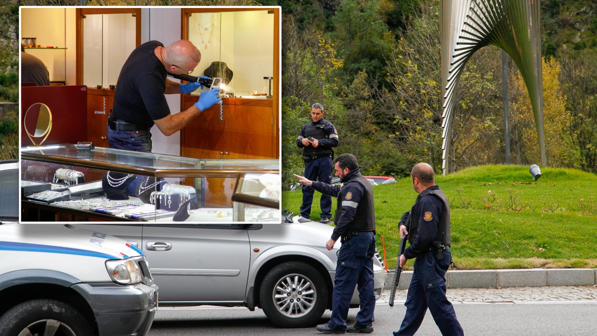 La policia va activar un gran dispositiu mentre es buscaven proves.