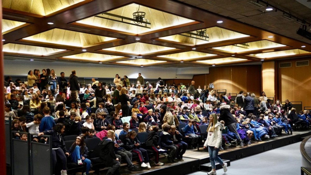 Alguns dels assistents a l’espectacle.