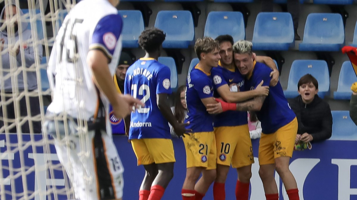 La celebració del gol.