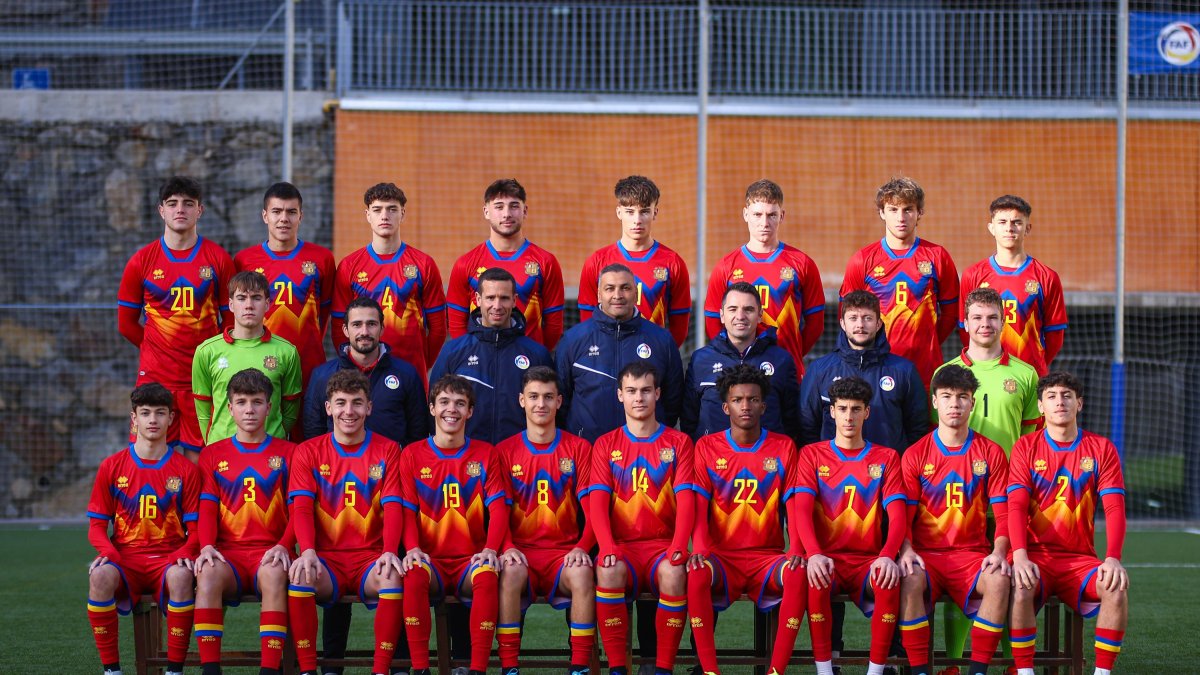 La selecció masculina sub 19.