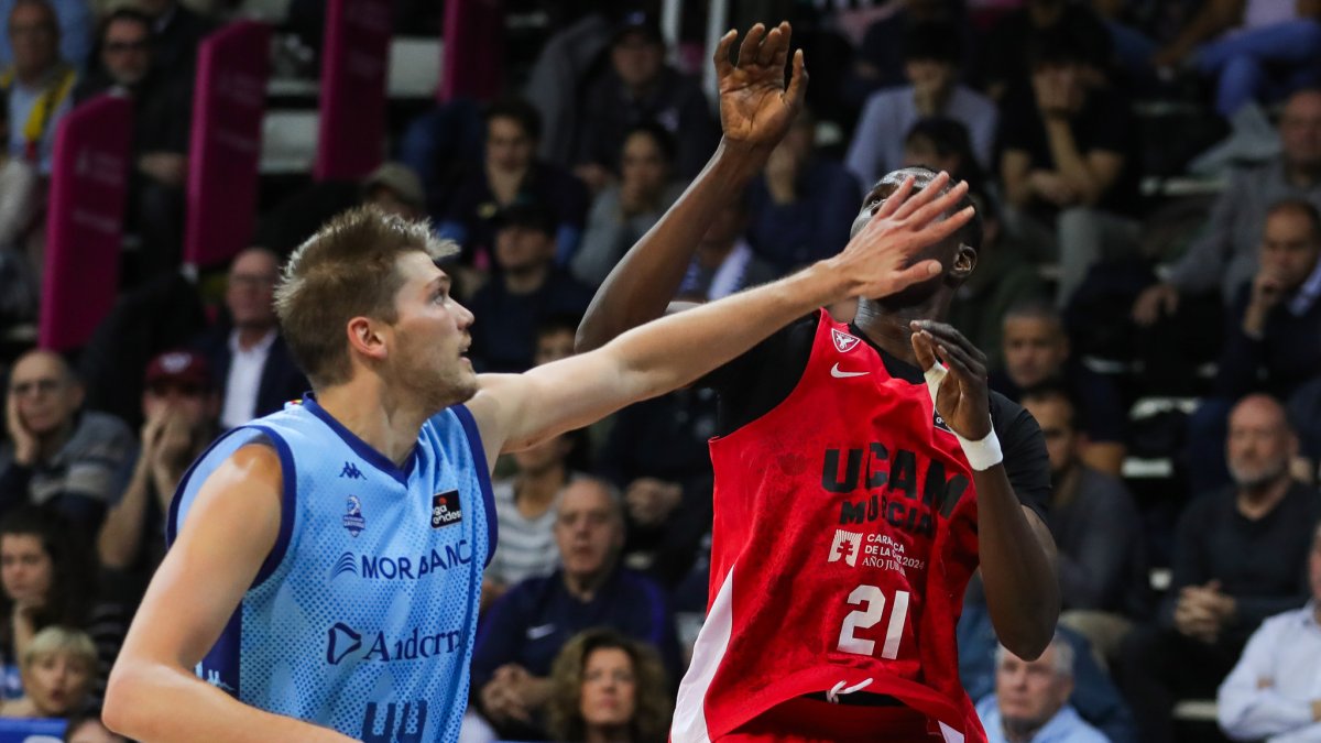 Ben Lammers, pívot estadounidenc del MoraBanc Andorra, està lesionat