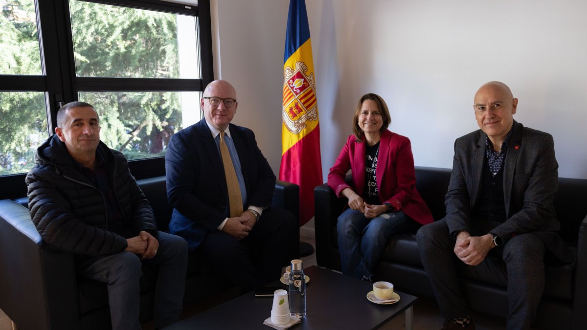 Trobada entre el cònsol general de Portugal i els cònsols d'Escaldes