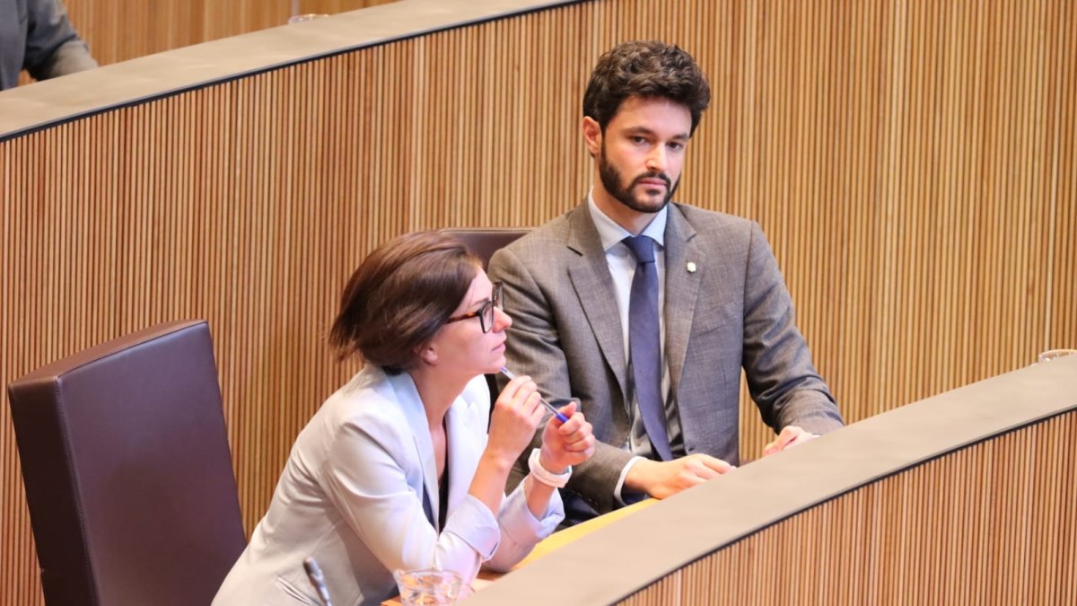 Cerni Escalé i Núria Segués al Consell General