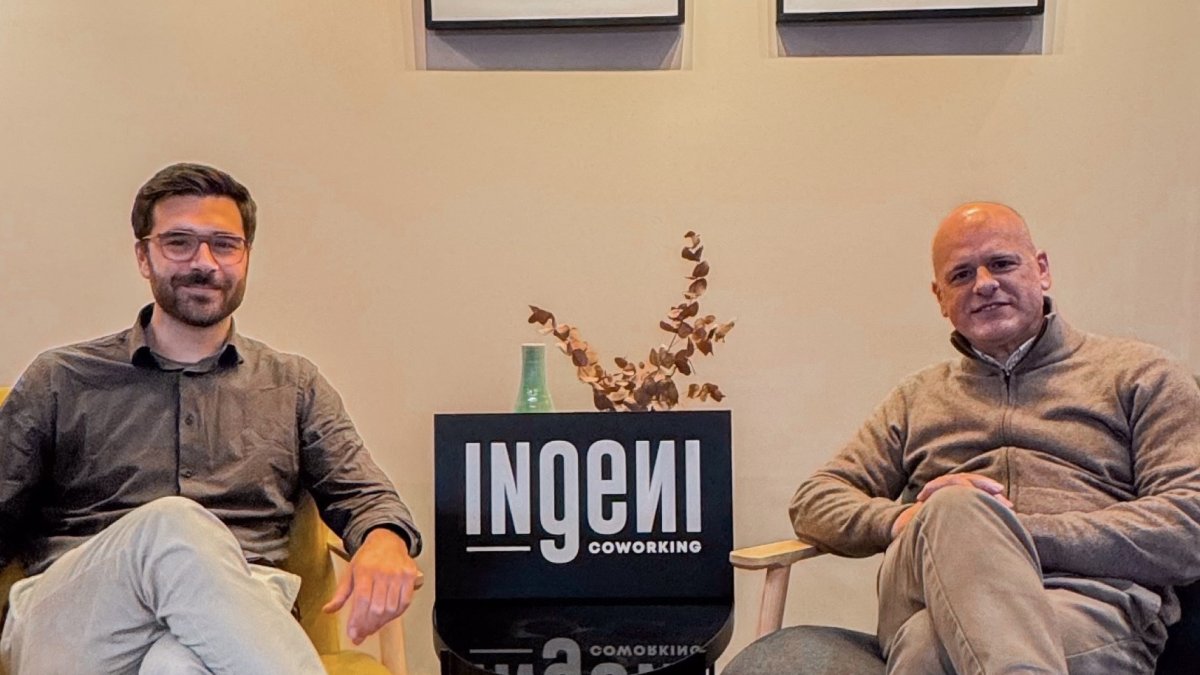 Jesús Marín, co-fundador de Monbrick, i Ignasi Martín, Director general d’Actinn