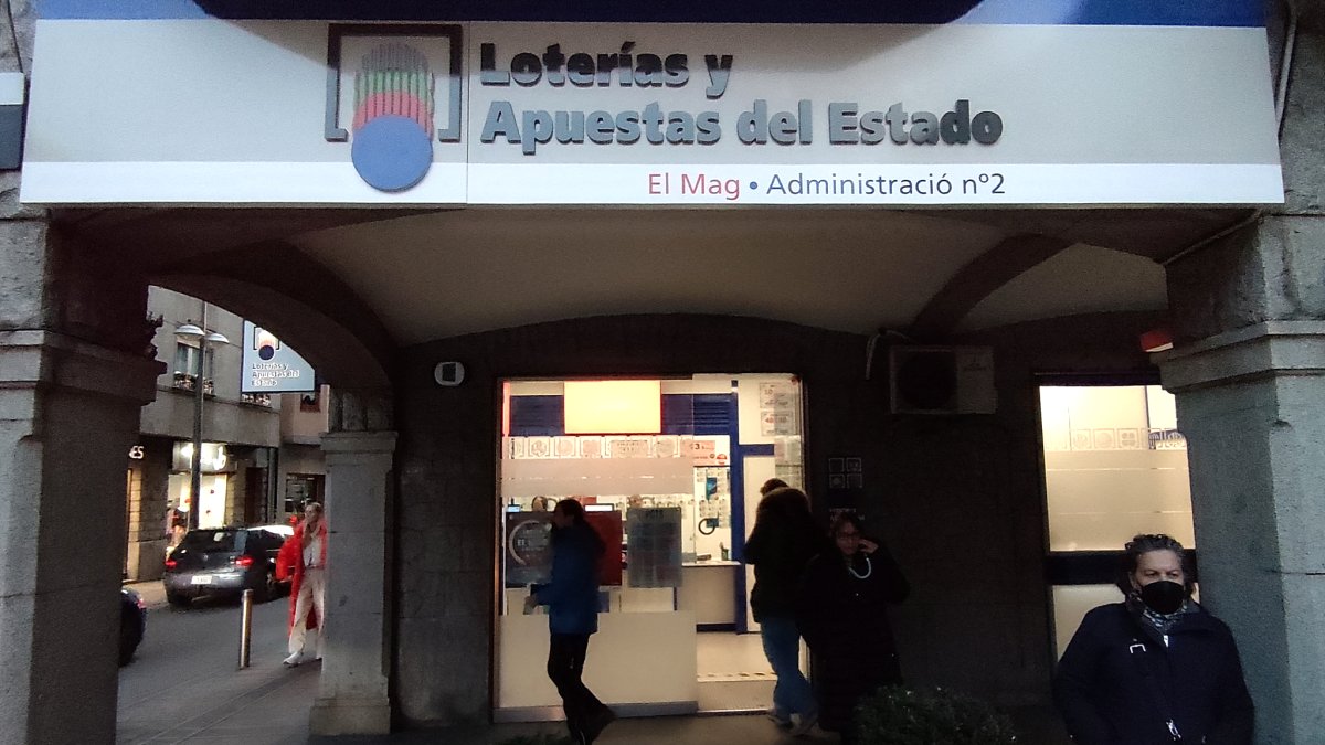 L'Administració de loteria número 2 d'Andorra la Vella, situada al carrer Doctor Nequi, 2, on s'ha validat la butlleta