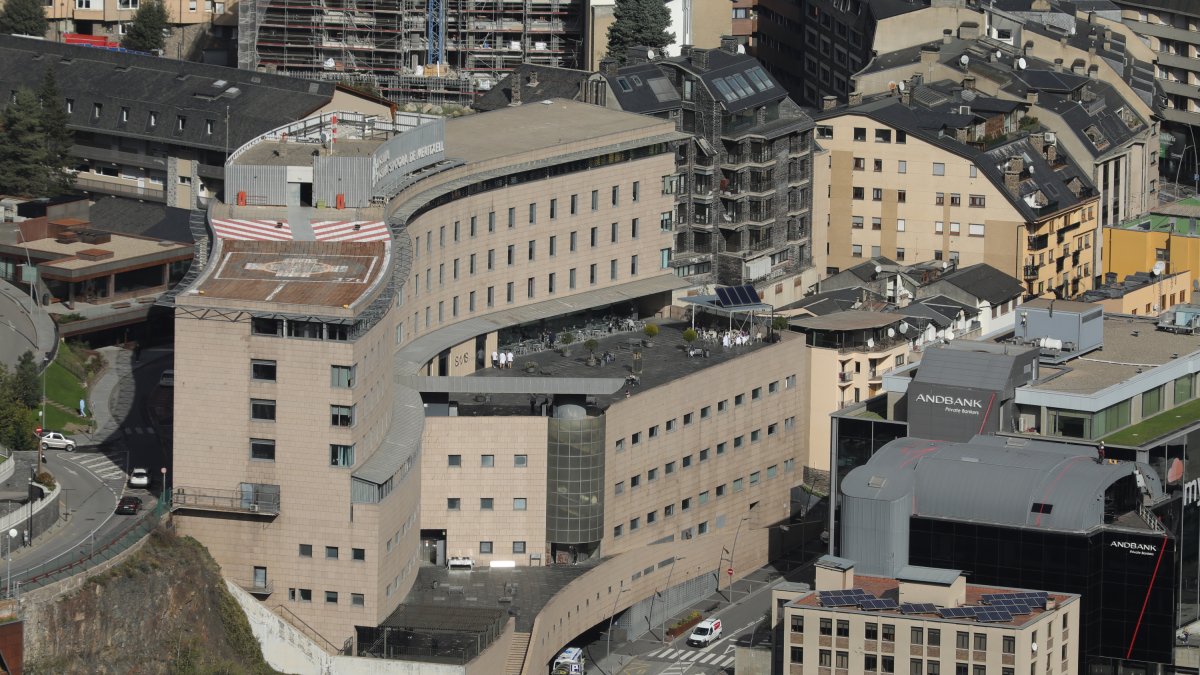 Vista del complex hospitalari.