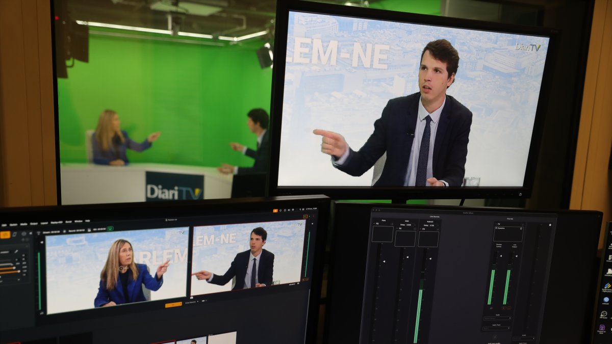 Pol Bartolomé, conseller general de Concòrdia, a l’entrevista al ‘Parlem-ne’.