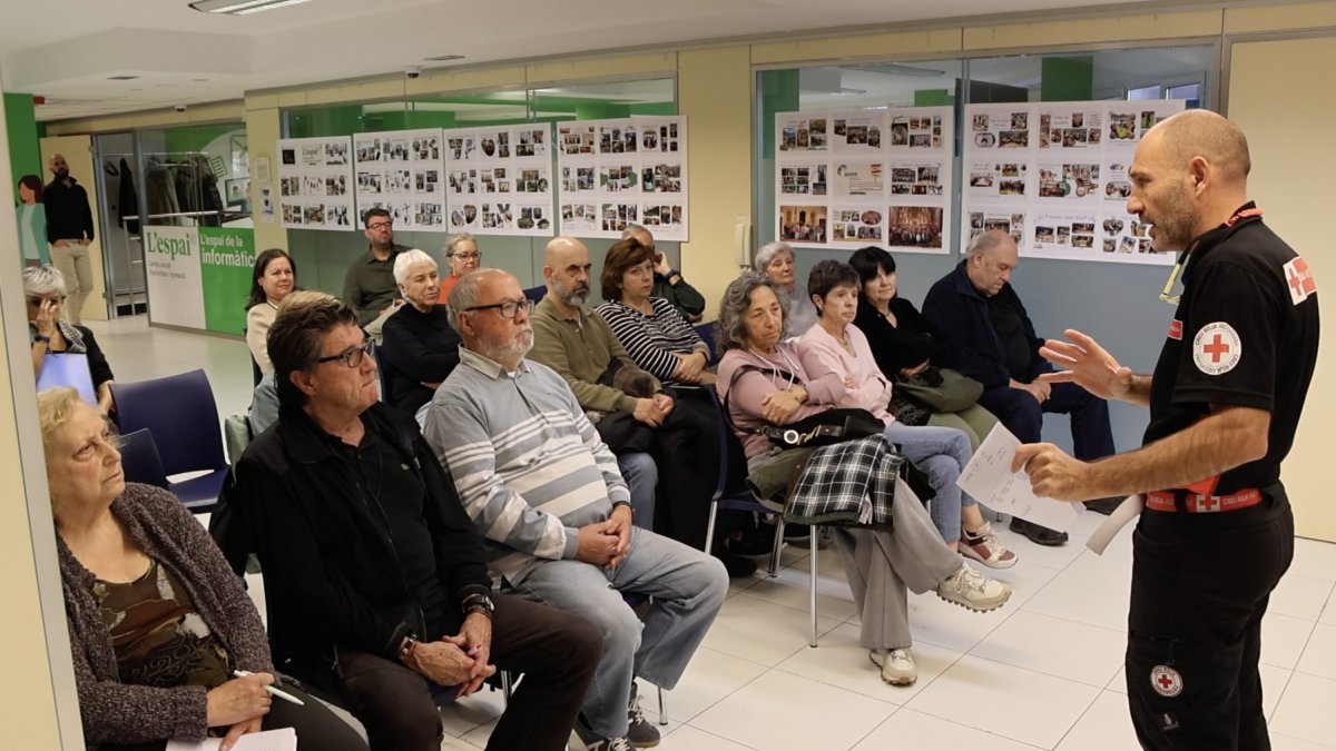 Un moment de la xerrada.