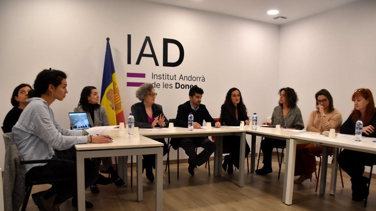 Representants de la taula de treball.