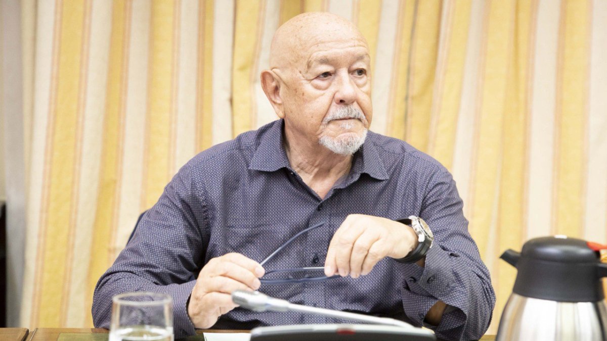 Martín Blas, en la compareixença d’ahir al Congrés espanyol.