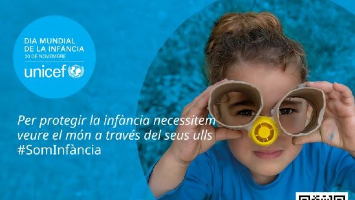 Cartell d'Unicef pel dia mundial de la infància