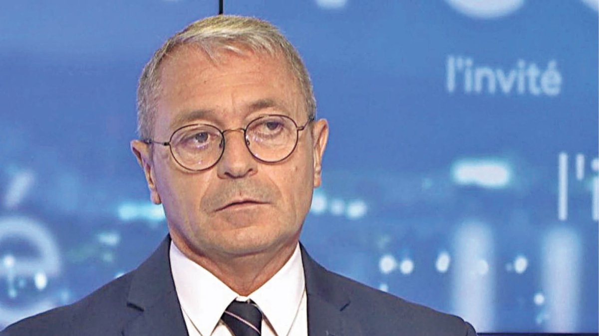 Patrice Faure en una entrevista a la televisió