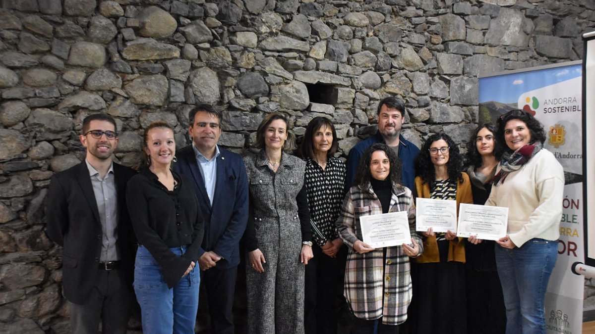 Tots els premiats del XVIII Concurs d'Iniciatives Ambientals