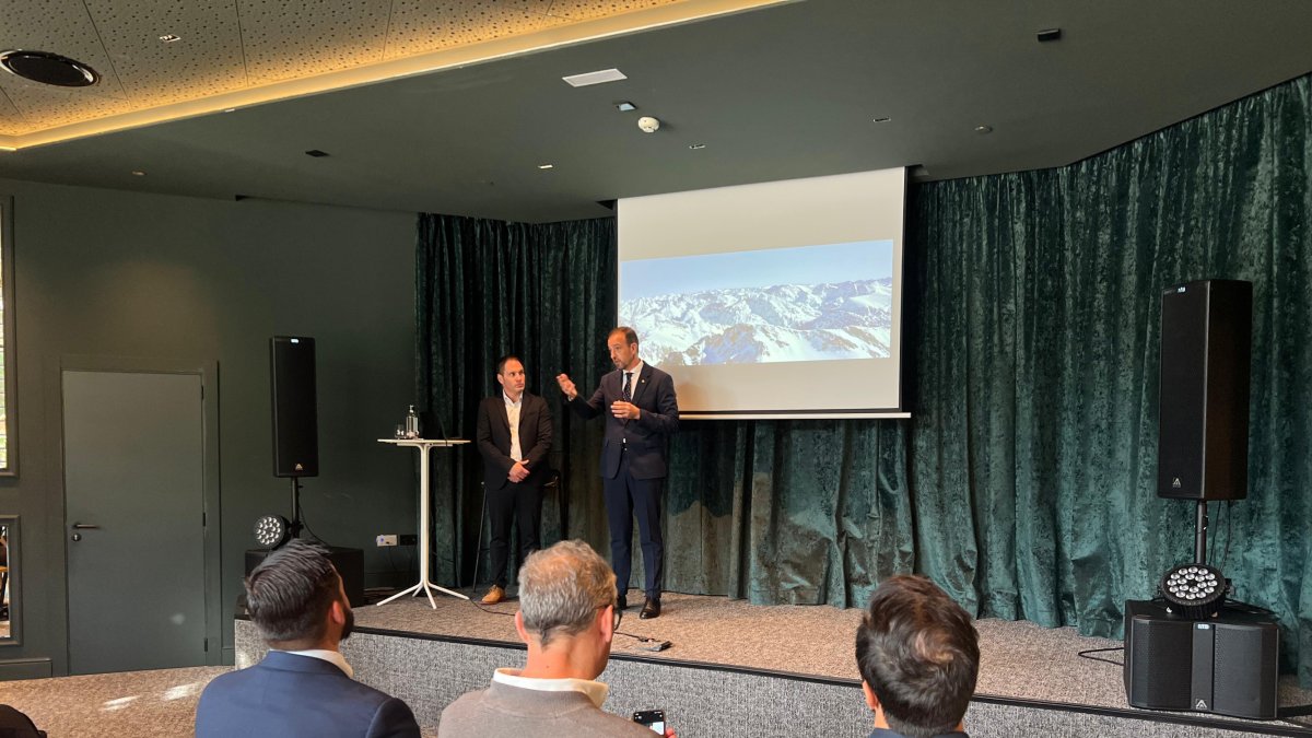 Andorra Turisme durant la presentació.