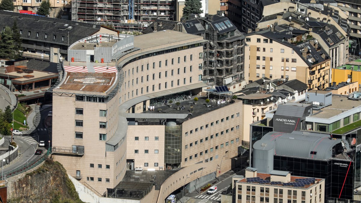 L’exterior de l’hospital.