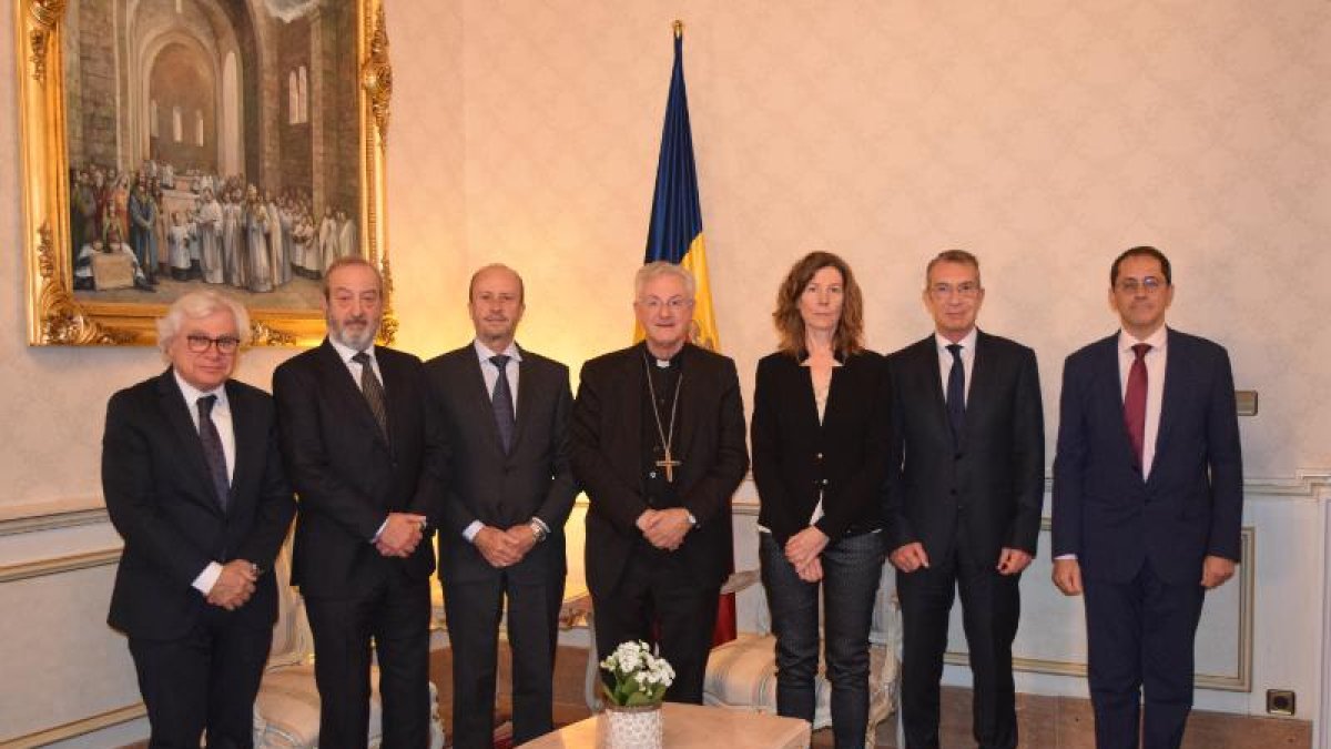 Trobada entre el Copríncep episcopal i el Consell Superior de Justícia