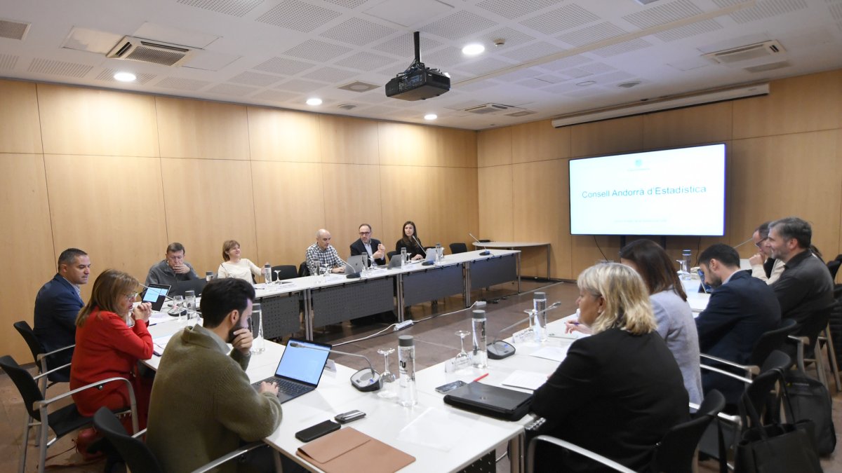 Reunió del Consell Andorrà d'Estadística