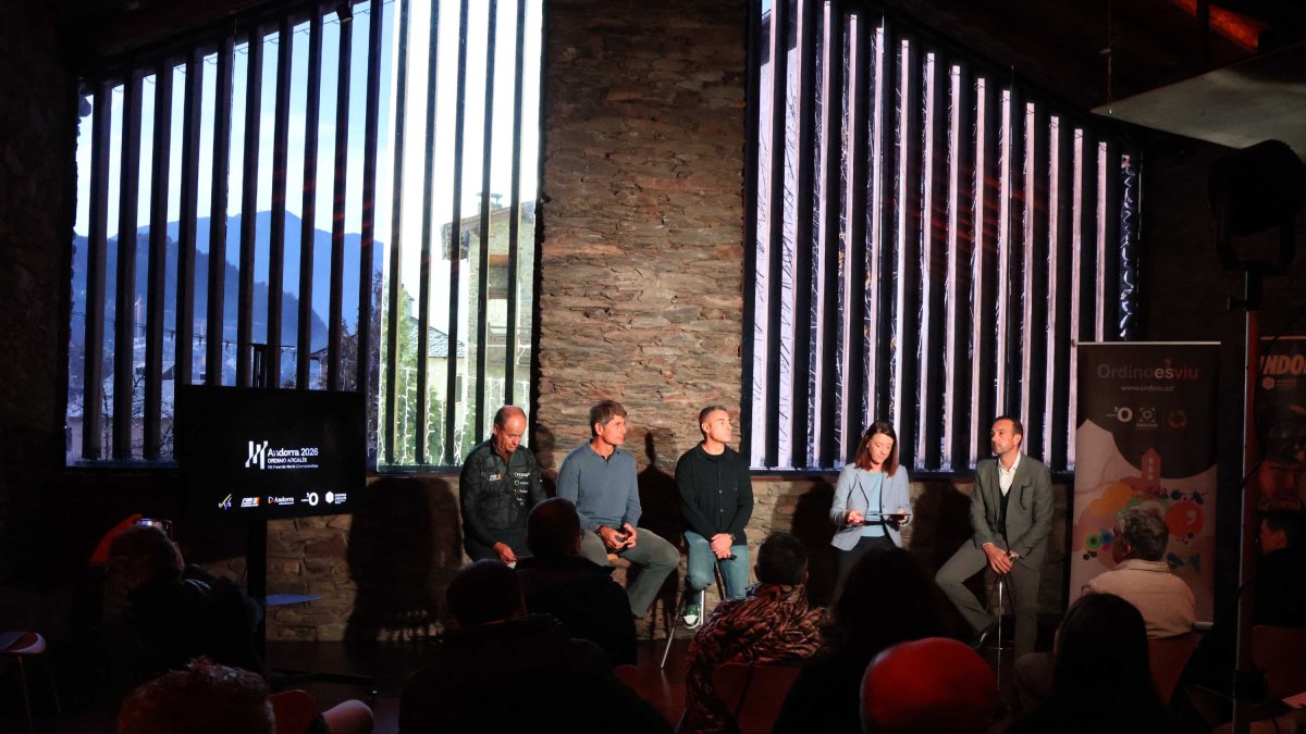 Un moment de la presentació dels primers Mundials de Freeride FIS.