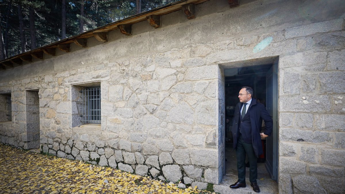 Xavier Espot en un acte a Engolasters.