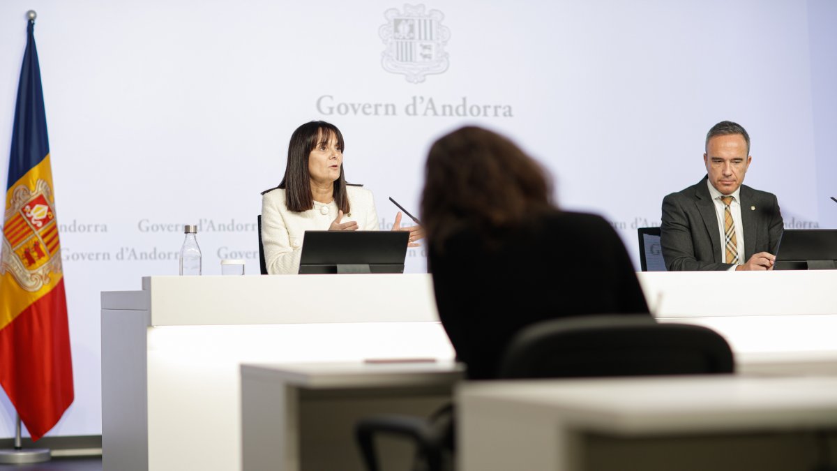Mònica Bonell i Alain Cabanes han presentat el pla de joventut avui