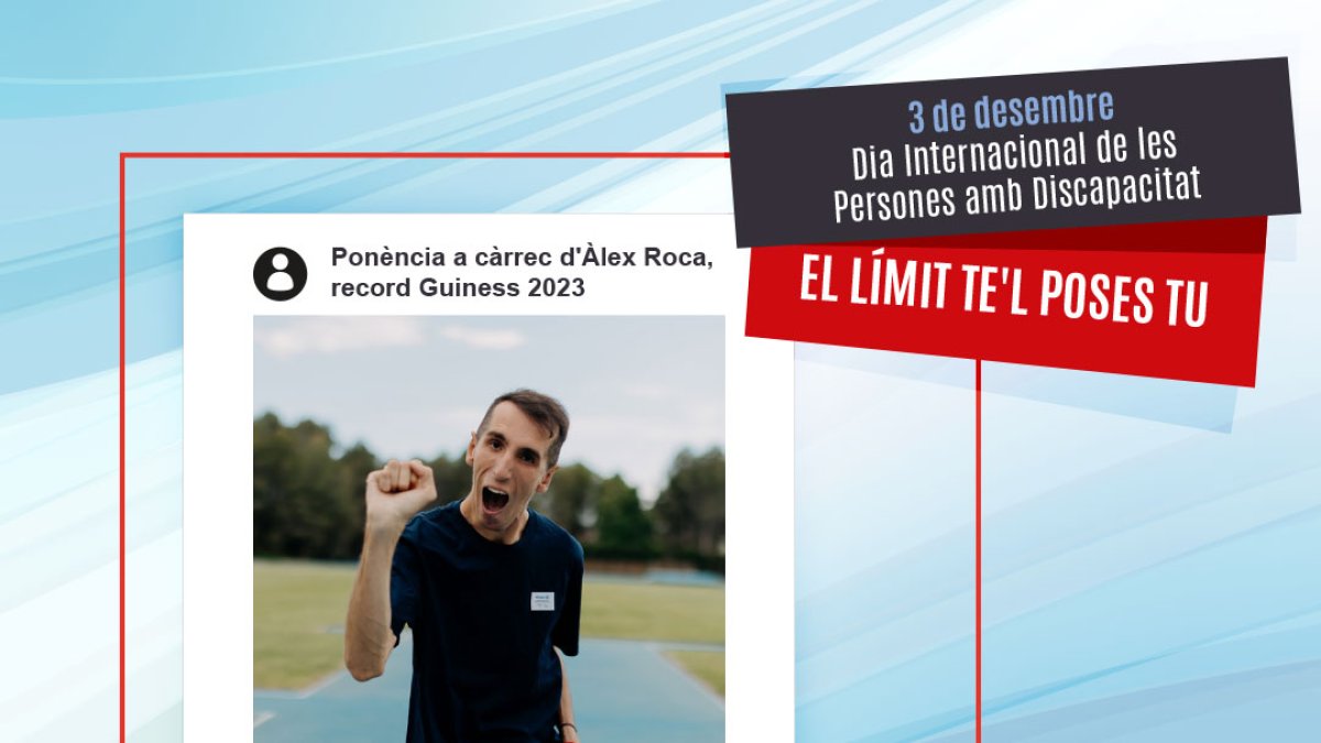 Cartell de la conferència que oferirà Àlex Roca