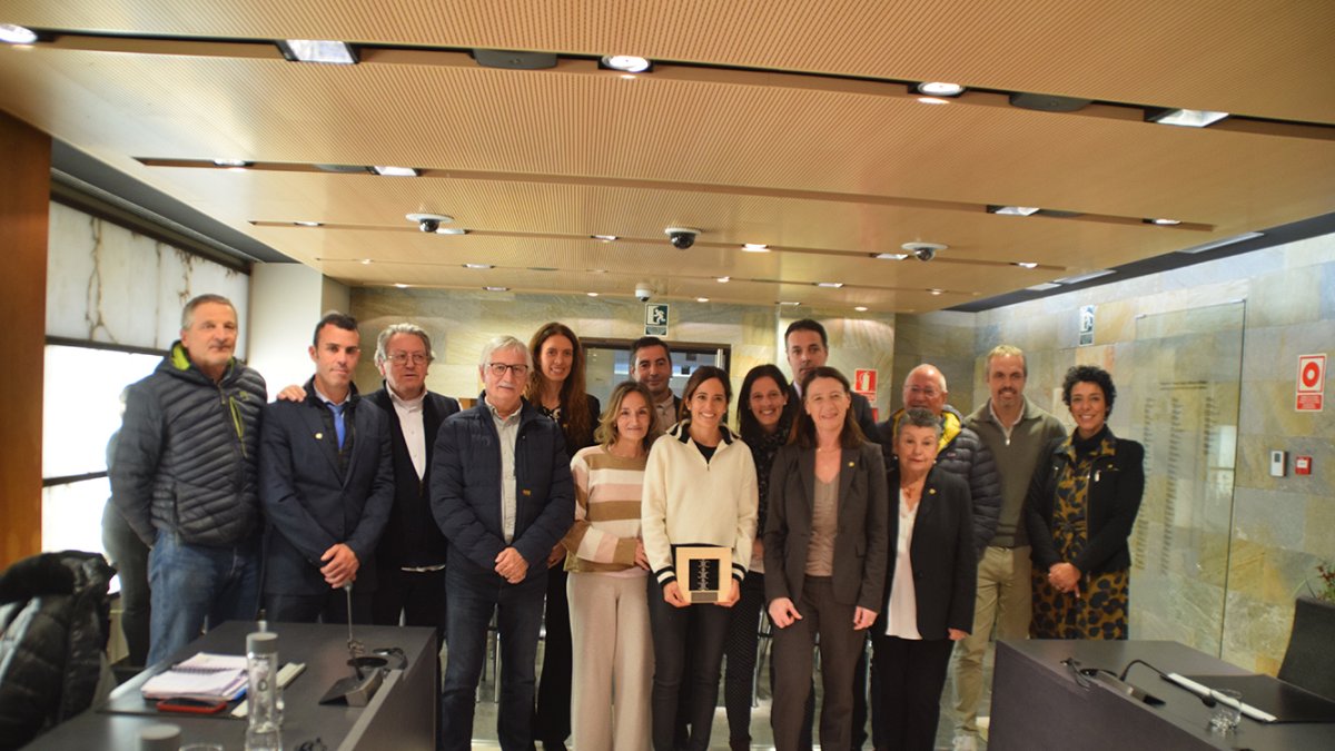 Ariadna Fenés ha rebut el reconeixement al mèrit esportiu del comú d'Ordino