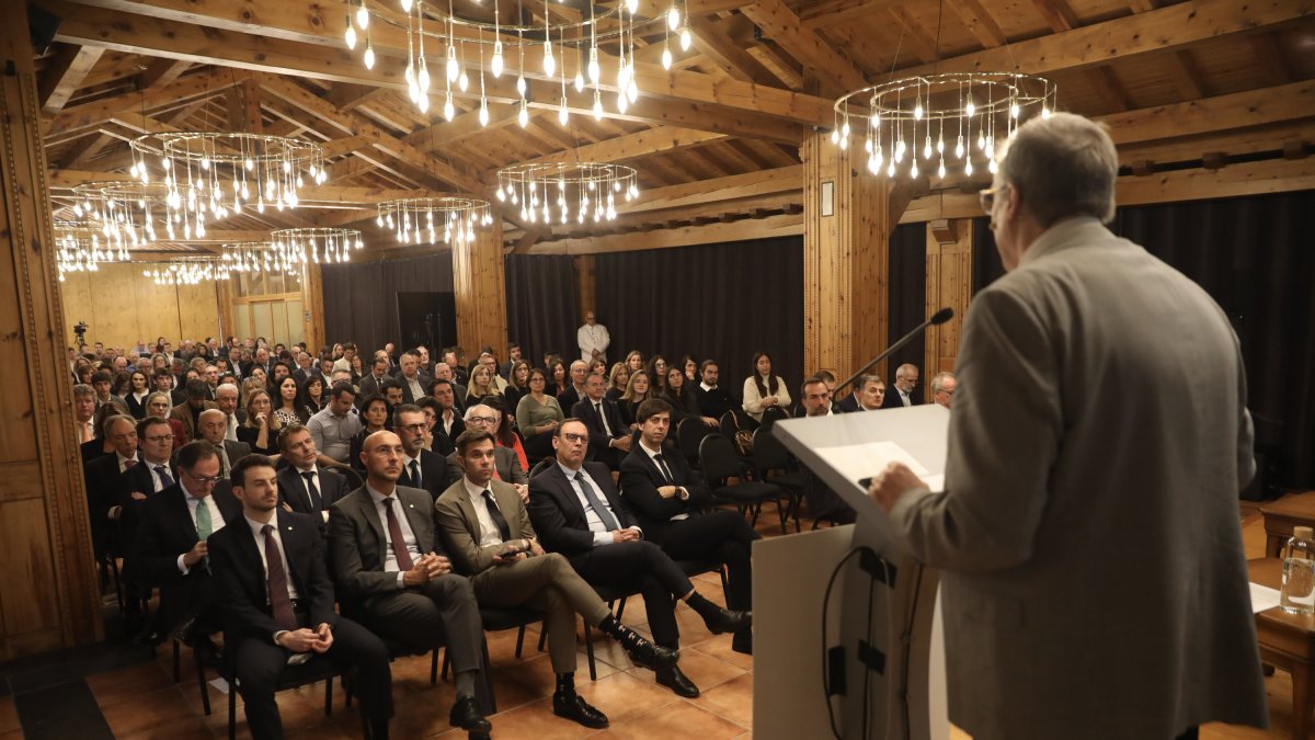 Una de les ponències del Fòrum de l'EFA avui a Soldeu