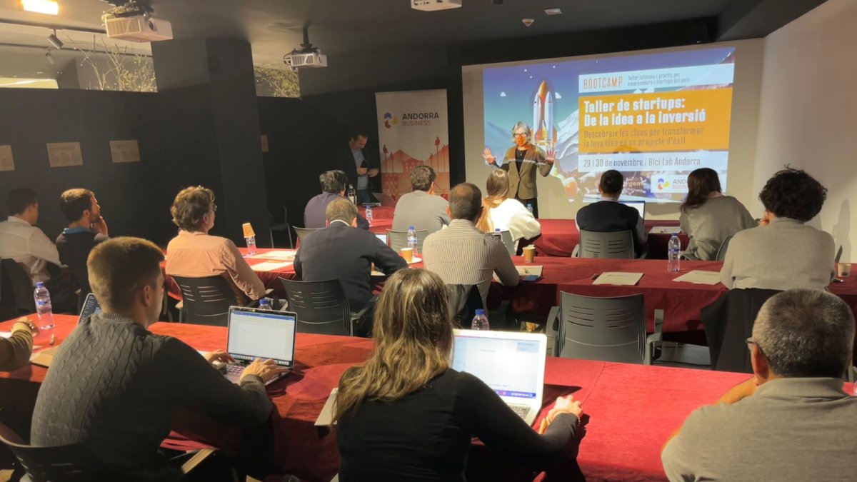 Judit Hidalgo, al primer Bootcamp Andorra Business