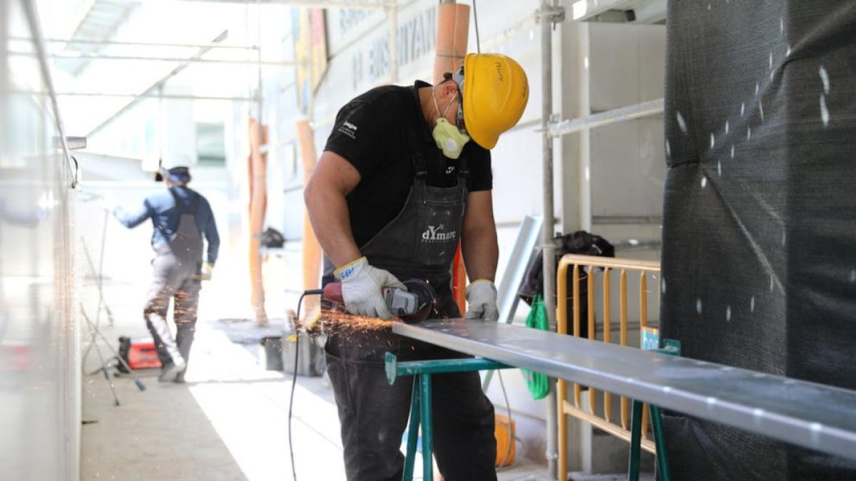 Treballadors del sector de la construcció