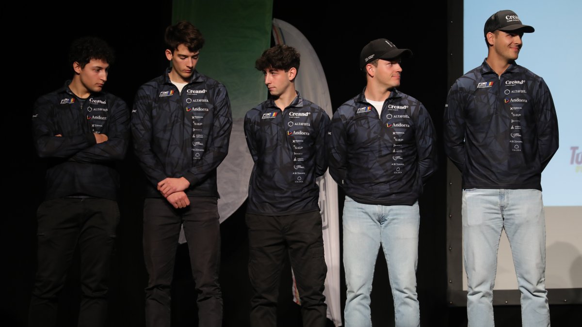 Part de l’equip nacional de tècnica, amb Àlex Rius el primer per la dreta.
Foto: Fernando Galindo