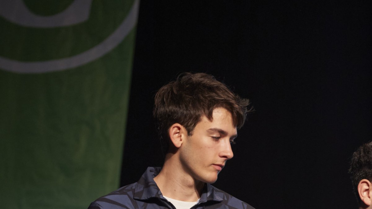 Àlvar Calvo, a la presentació de la temporada.