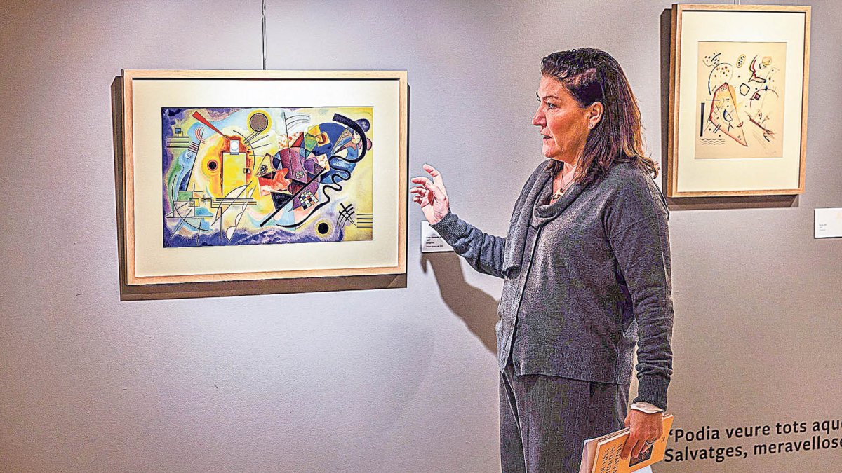 Un dels quadres de l’exposició.