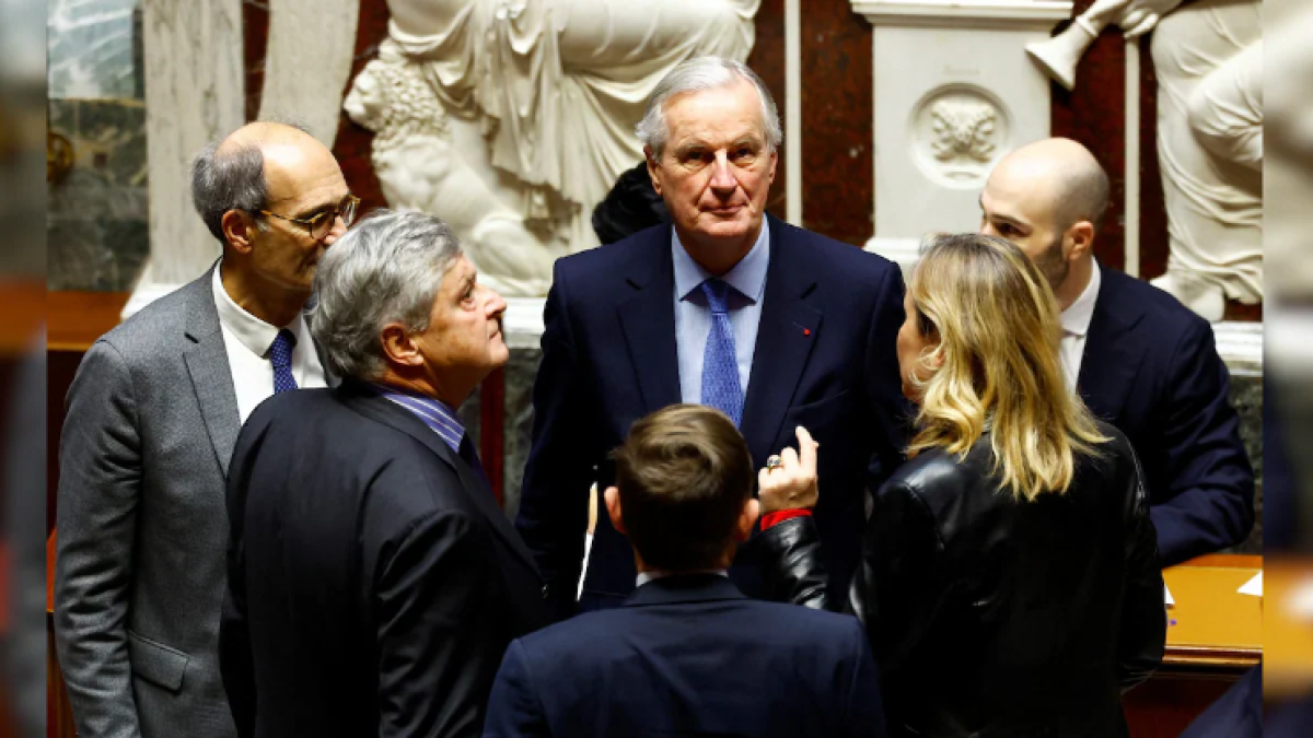 Barnier a l’Assemblea Nacional.