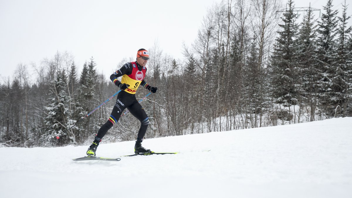 Irineu Esteve als 10km individuals en lliure de la Copa del Món de Lillehammer