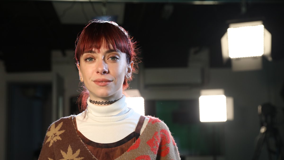 L’actriu Clàudia Riera.