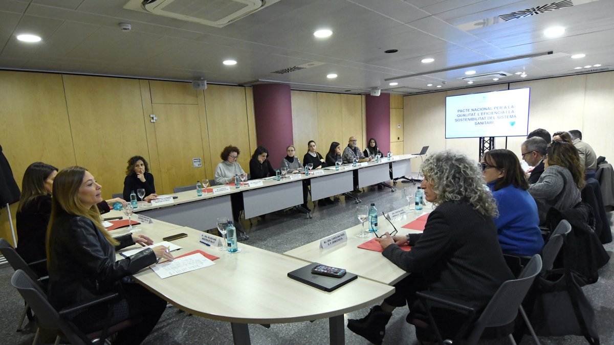 Reunió de seguiment del Pacte Nacional de Salut