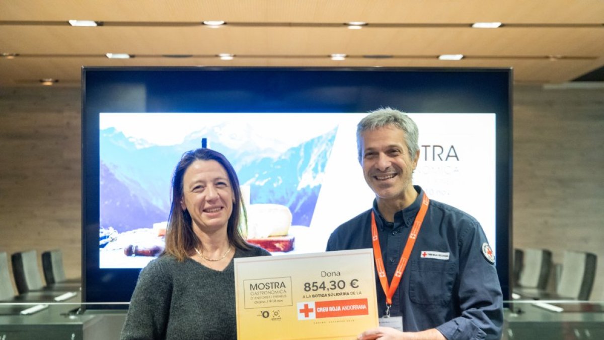 Entrega del xec.
