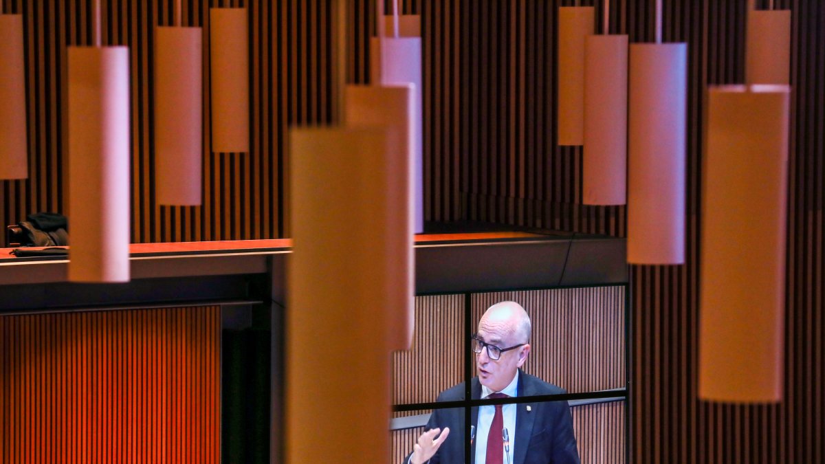 Ramon Lladós durant una intervenció passada al Consell.